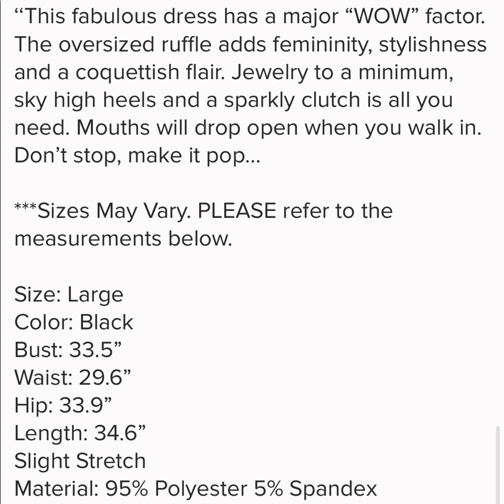 🎉HP🎉 Ruffled One Shoulder Flounce Dress - Picture 7 of 7